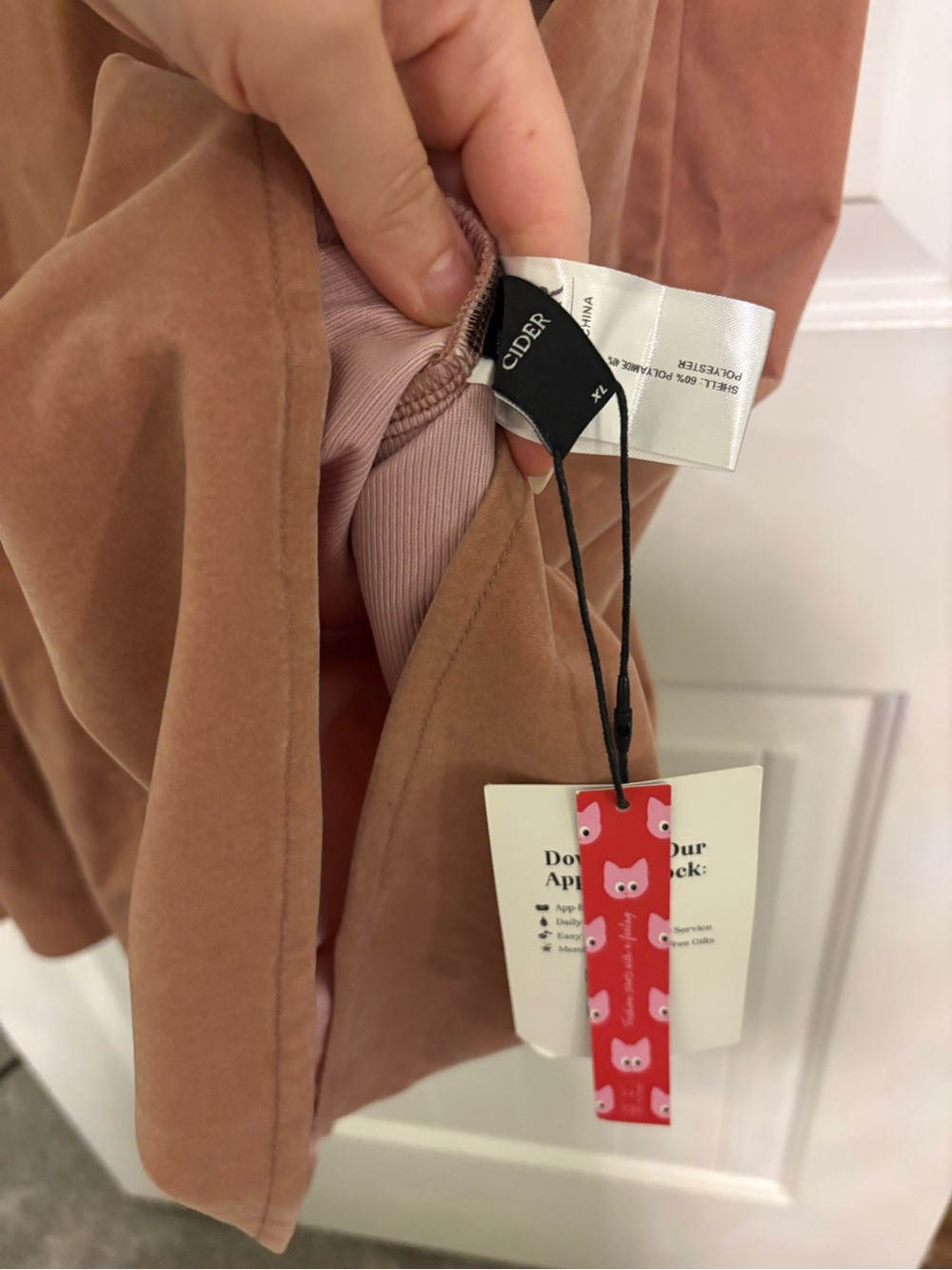 Cider Velvet Dress Bow Back NWT - Picture 4 of 5